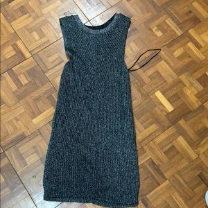 Top shop metallic tunic top